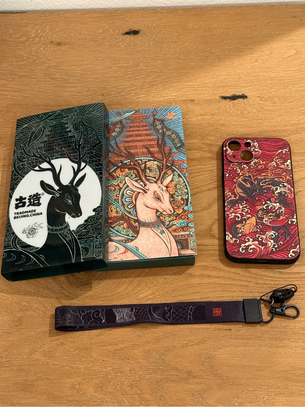 iPhone 13 Case Set - Chinese Dragon & Koi Fish
